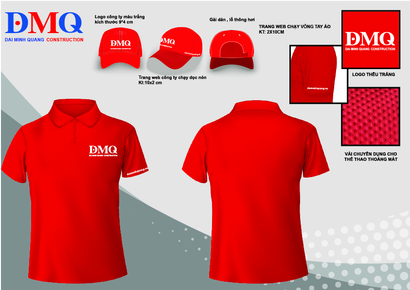 Ảnh thiết kế ĐP - áo TENIS Đại Minh Quang