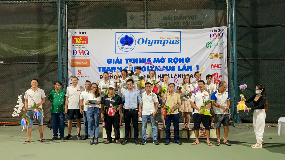 Khép lại giải quần vợt tranh cúp Olympus lần 1 thành công