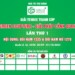 GIẢI TENNIS TRANH CÚP GREEN SCULPTURE -GIẢI PHÁP CẢNH QUAN LẦN 1